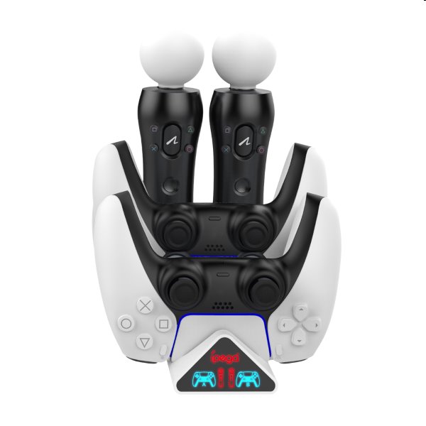 Duálna nabíjacia stanica iPega P5011 pre PS5 DualSense a Move Controller