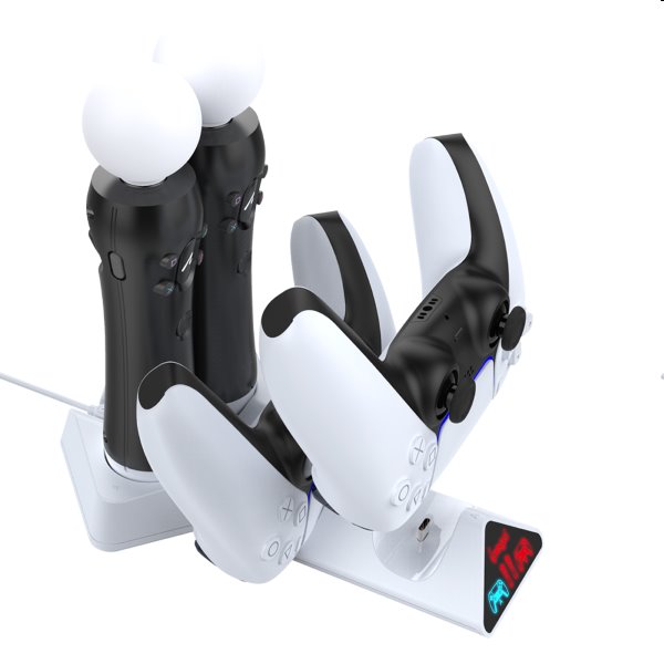 Duálna nabíjacia stanica iPega P5011 pre PS5 DualSense a Move Controller