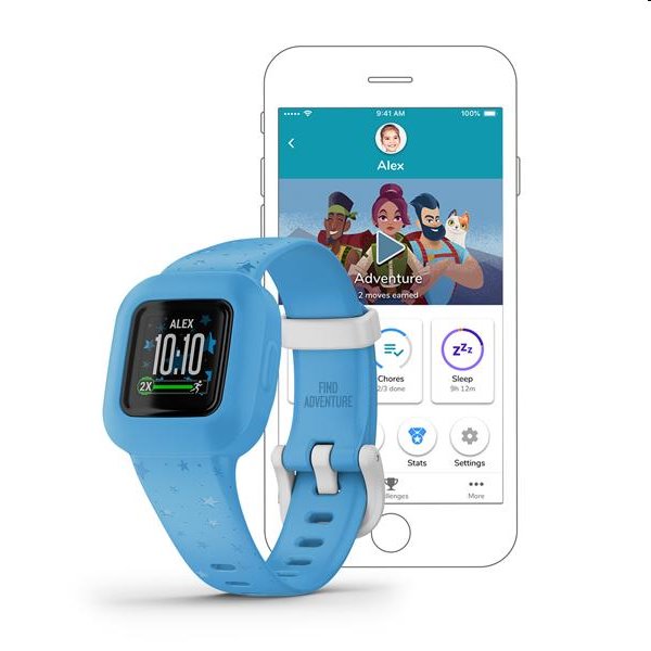 Garmin Vivofit jr. 3, detský smart náramok Stars, modrý Garmin Vivofit jr. 3, detský smart náramok Stars, modrý