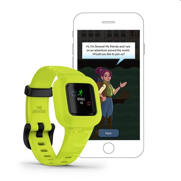 Garmin Vivofit jr. 3, detský smart náramok, zelený Garmin Vivofit jr. 3, detský smart náramok, zelený