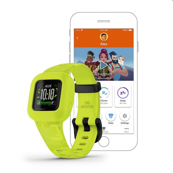 Garmin Vivofit jr. 3, detský smart náramok, zelený Garmin Vivofit jr. 3, detský smart náramok, zelený