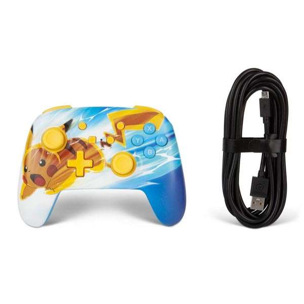 Káblový ovládač PowerA Enhanced pre Nintendo Switch, Pikachu Electric Fade Káblový ovládač PowerA Enhanced pre Nintendo Switch, Pikachu Electric Fade