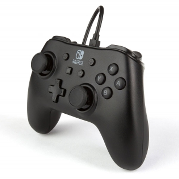 Káblový ovládač PowerA pre Nintendo Switch, Matte Black Káblový ovládač PowerA pre Nintendo Switch, Matte Black