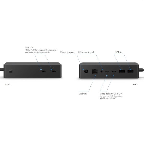 Microsoft Surface Dock 2 dokovacia stanica Microsoft Surface Dock 2 dokovacia stanica