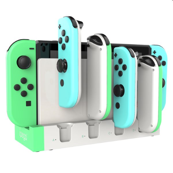 Nabíjacia stanica iPega 9186A pre Nintendo Switch Joy-con, white Nabíjacia stanica iPega 9186A pre Nintendo Switch Joy-con, white