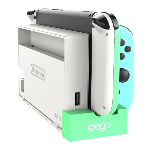 Nabíjacia stanica iPega 9186A pre Nintendo Switch Joy-con, white Nabíjacia stanica iPega 9186A pre Nintendo Switch Joy-con, white
