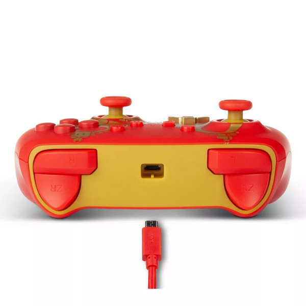 Káblový ovládač PowerA Enhanced pre Nintendo Switch, Mario Gold M