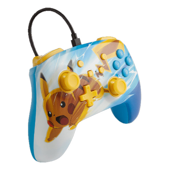 Káblový ovládač PowerA Enhanced pre Nintendo Switch, Pikachu Electric Fade Káblový ovládač PowerA Enhanced pre Nintendo Switch, Pikachu Electric Fade