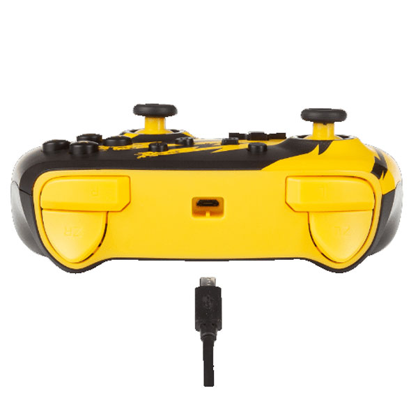 PowerA Enhanced Wired Controller for Nintendo Switch, Lightning Pikachu PowerA Enhanced Wired Controller for Nintendo Switch, Lightning Pikachu