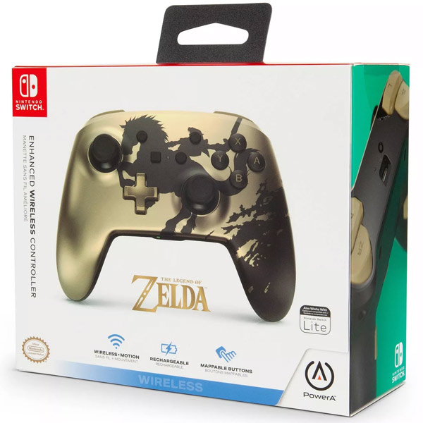 PowerA Enhanced Wireless Controller - Gold Rider for Nintendo Switch