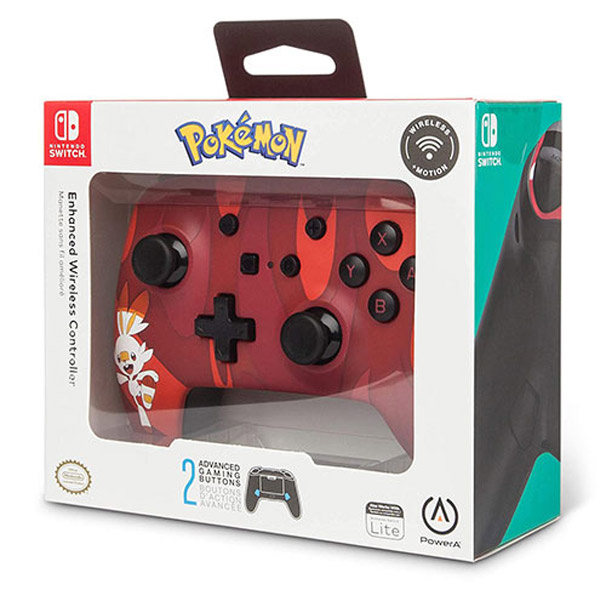 PowerA Enhanced Wireless Controller - Pokemon Scorbunny for Nintendo Switch