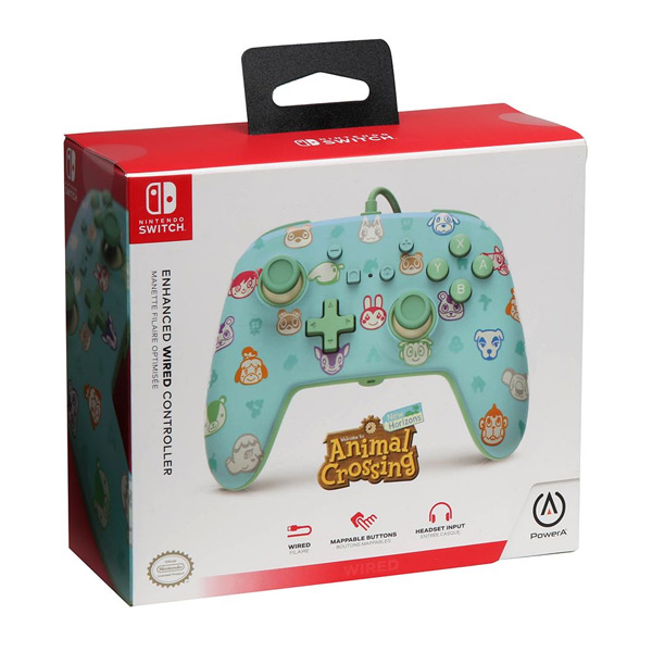 Káblový ovládač PowerA Enhanced pre Nintendo Switch, Animal Crossing New Horizons Káblový ovládač PowerA Enhanced pre Nintendo Switch, Animal Crossing New Horizons