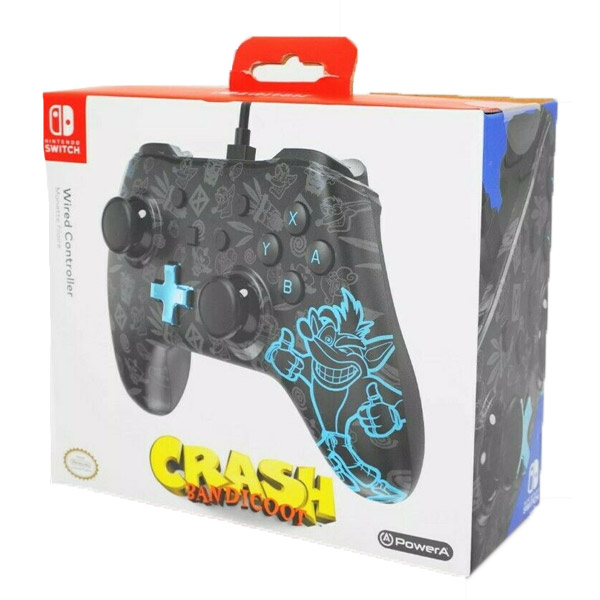 PowerA Wired Controller - Crash Bandicoot for Nintendo Switch PowerA Wired Controller - Crash Bandicoot for Nintendo Switch