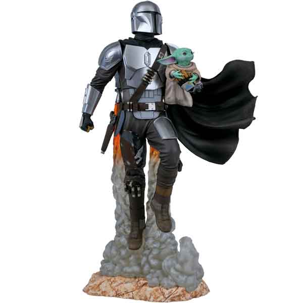 Figúrka Milestones: Star Wars Mandalorian Mandalorian & Child 41 cm