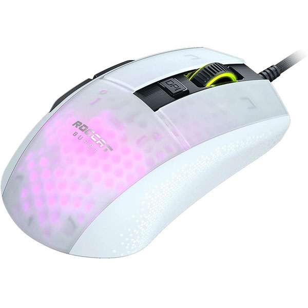Herná myš Roccat Burst Pro Gaming, biela Herná myš Roccat Burst Pro Gaming, biela