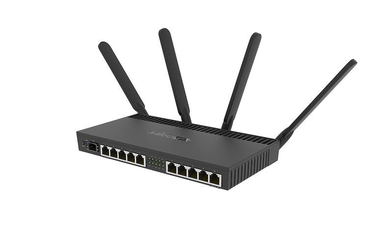 MIKROTIK RouterBOARD 4011iGS+5HacQ2HnD-IN + L5 (1,4GHz; 1GB RAM, 10xGLAN, 1xSFP+, LCD, desktop, power supply)