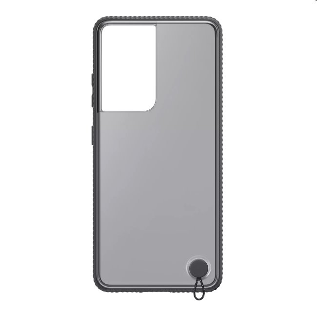 Zadný kryt Clear Protective Cover pre Samsung Galaxy S21 Ultra, čierna