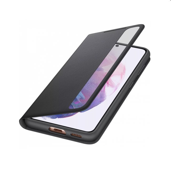 Puzdro Clear View Cover pre Samsung Galaxy S21 - G991B, black (EF-ZG991C) Puzdro Clear View Cover pre Samsung Galaxy S21 - G991B, black (EF-ZG991C)