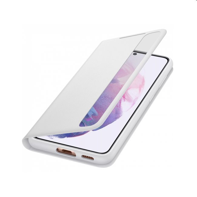 Puzdro Clear View Cover pre Samsung Galaxy S21 Plus - G996B, light gray (EF-ZG996C) Puzdro Clear View Cover pre Samsung Galaxy S21 Plus - G996B, light gray (EF-ZG996C)