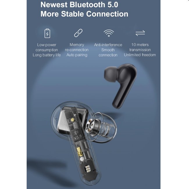 Haylou GT3 TWS, black Haylou GT3 TWS, black