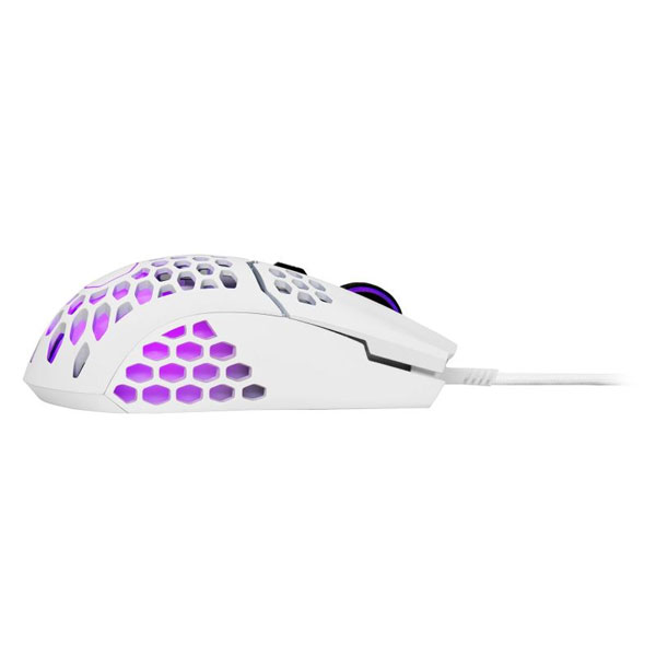 Herná myš Cooler Master LightMouse MM711, matná white