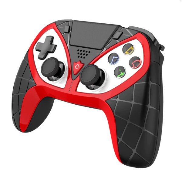 iPega 4012 bezdrôtový herný ovládač pre PS4/PS3/iOS/Android/Windows, black/red