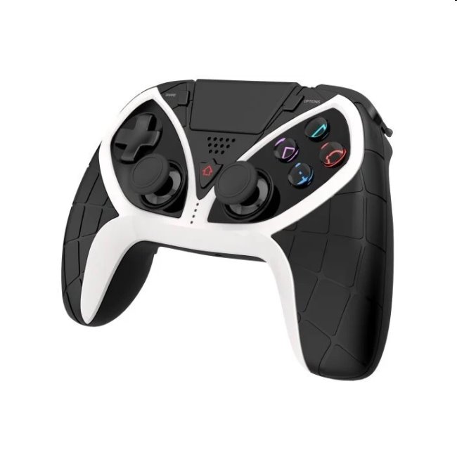 iPega 4012 bezdrôtový herný ovládač pre PS4/PS3/iOS/Android/Windows, black/white