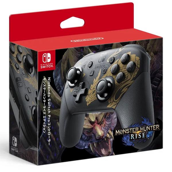 Nintendo Switch Pro Controller (Monster Hunter Rise Edition)