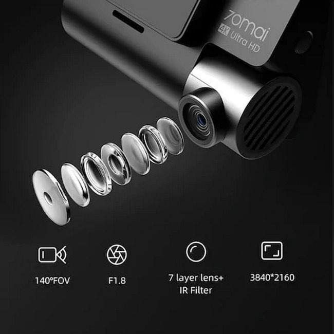 Xiaomi 70Mai 4K autokamera A800s a zadná FullHD kamera Xiaomi 70Mai 4K autokamera A800s a zadná FullHD kamera