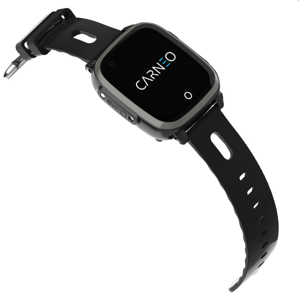 Carneo GUARDKID+ 4G Smart hodinky pre deti s GPS, čierne Carneo GUARDKID+ 4G Smart hodinky pre deti s GPS, čierne