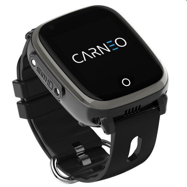Carneo GUARDKID+ 4G Smart hodinky pre deti s GPS, čierne Carneo GUARDKID+ 4G Smart hodinky pre deti s GPS, čierne
