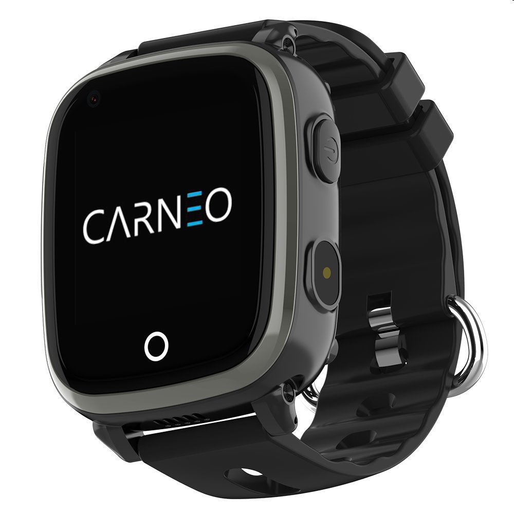 Carneo GUARDKID+ 4G Smart hodinky pre deti s GPS, čierne Carneo GUARDKID+ 4G Smart hodinky pre deti s GPS, čierne