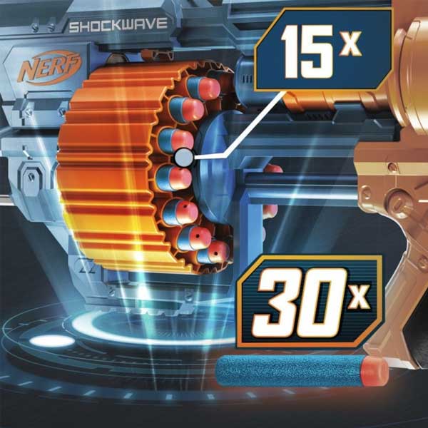 Nerf Elite 2.0 Shockwave RD 15 Blaster Nerf Elite 2.0 Shockwave RD 15 Blaster