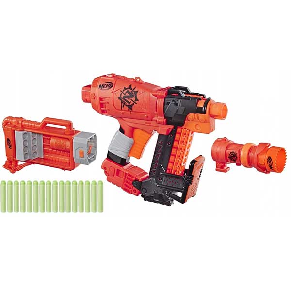Nerf Nailbiter Zoom and Doom Zombie Strike Blaster Nerf Nailbiter Zoom and Doom Zombie Strike Blaster