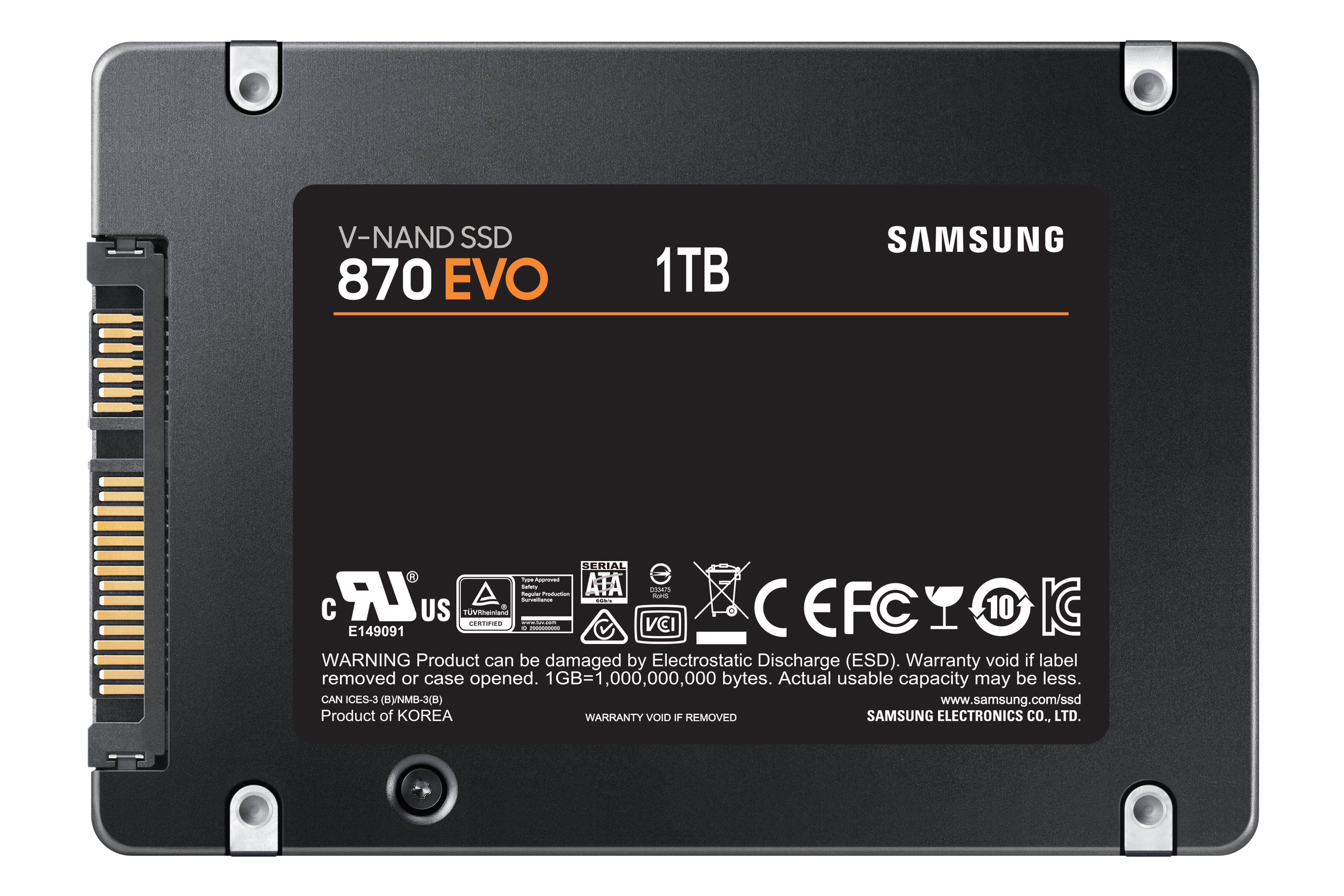 Samsung SSD 870 EVO, 1TB, SATA III 2.5"