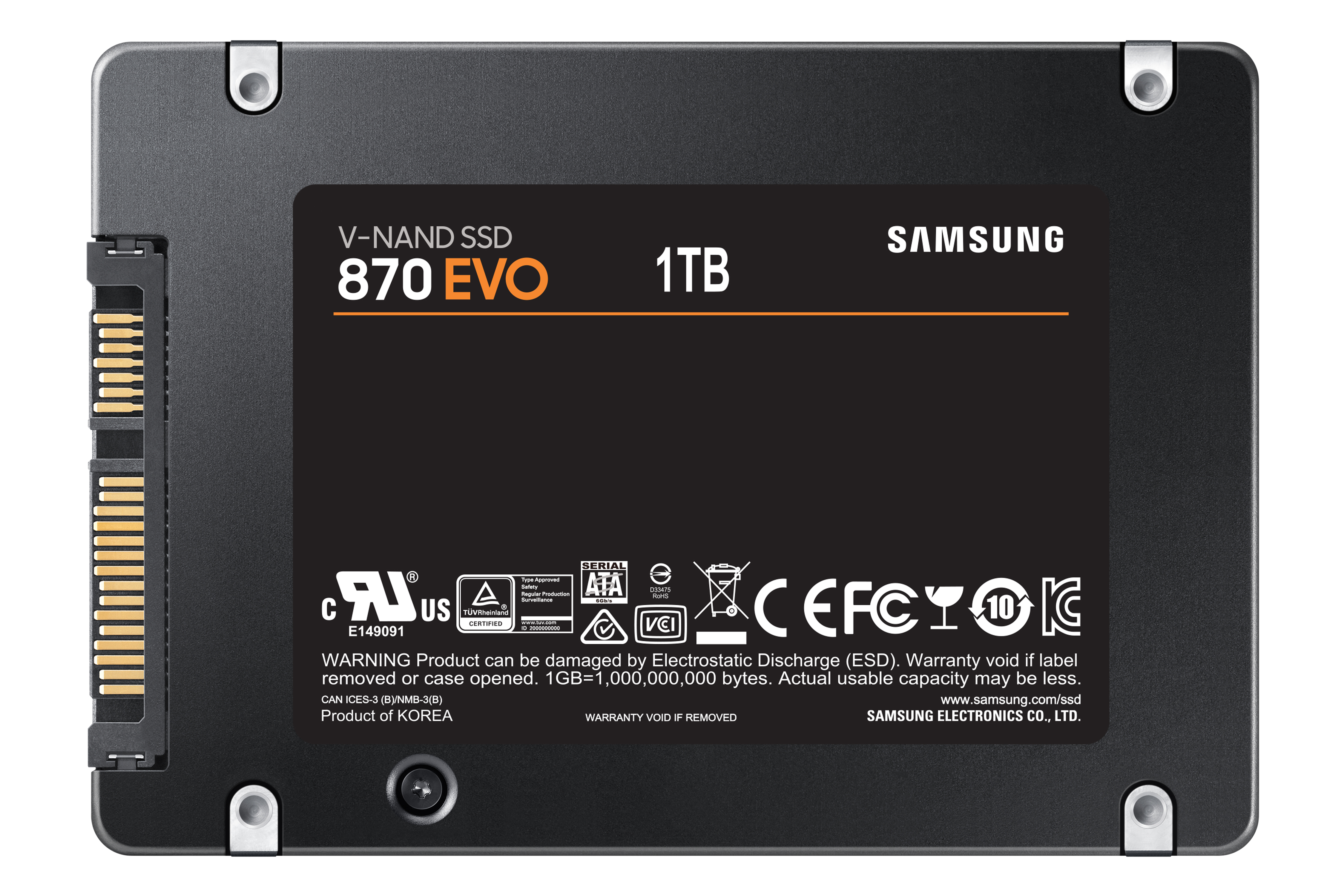 Samsung SSD disk 870 EVO, 1 TB, SATA III 2,5"