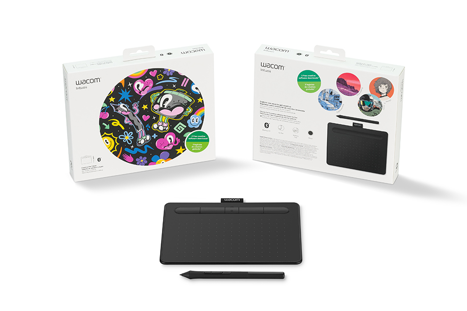 Grafický tablet Wacom Intuos S Bluetooth, čierny Grafický tablet Wacom Intuos S Bluetooth, čierny