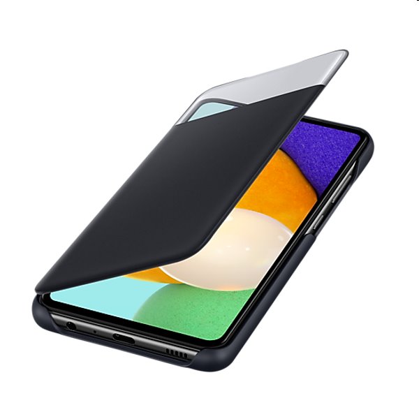 Puzdro S View Cover pre Samsung Galaxy A52/A52s, black (EF-EA525PB)