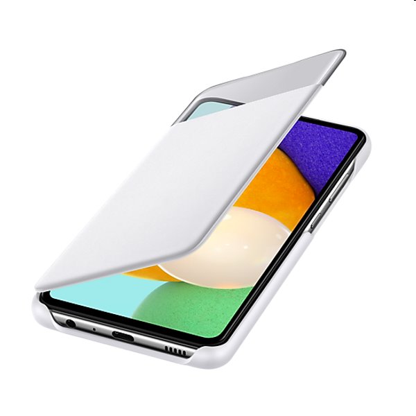 Puzdro S View Cover pre Samsung Galaxy A52/A52s, white (EF-EA525PW)