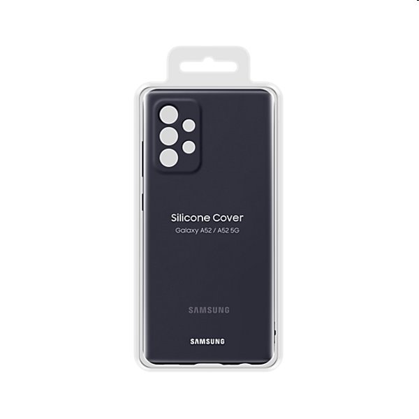 Puzdro Silicone Cover pre Samsung Galaxy A52/A52s, black (EF-PA525TB) Puzdro Silicone Cover pre Samsung Galaxy A52/A52s, black (EF-PA525TB)