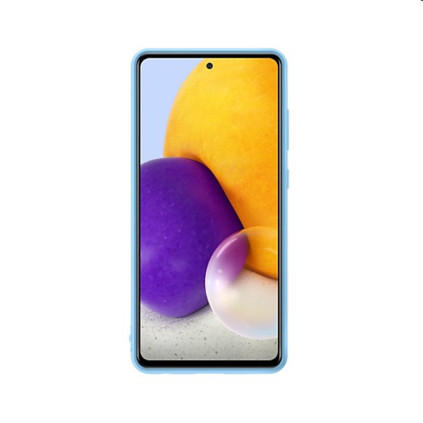 Puzdro Silicone Cover pre Samsung Galaxy A72, blue Puzdro Silicone Cover pre Samsung Galaxy A72, blue