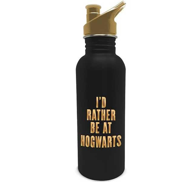 Fľaša I’d Rather Be At Hogwarts (Harry Potter)