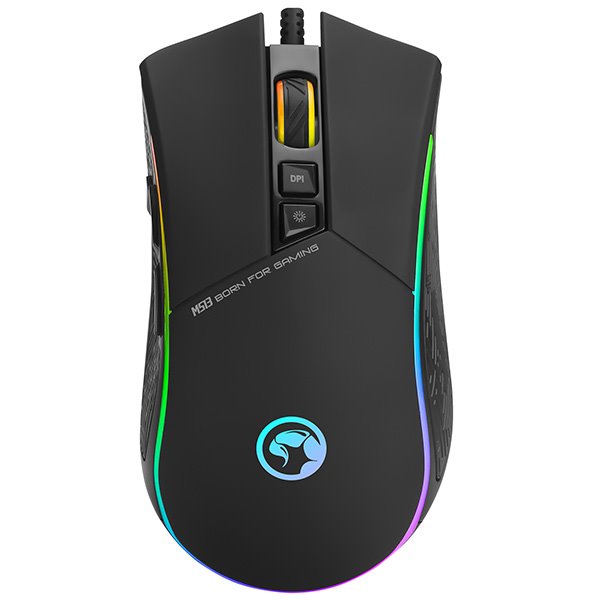 Marvo CM305, RGB sada klávesnice s hernou myšou a slúchadlami, CZ/SK, herná, membránová typ drôtová (USB), čierna, RGB Marvo CM305, RGB sada klávesnice s hernou myšou a slúchadlami, CZ/SK, herná, membránová typ drôtová (USB), čierna, RGB
