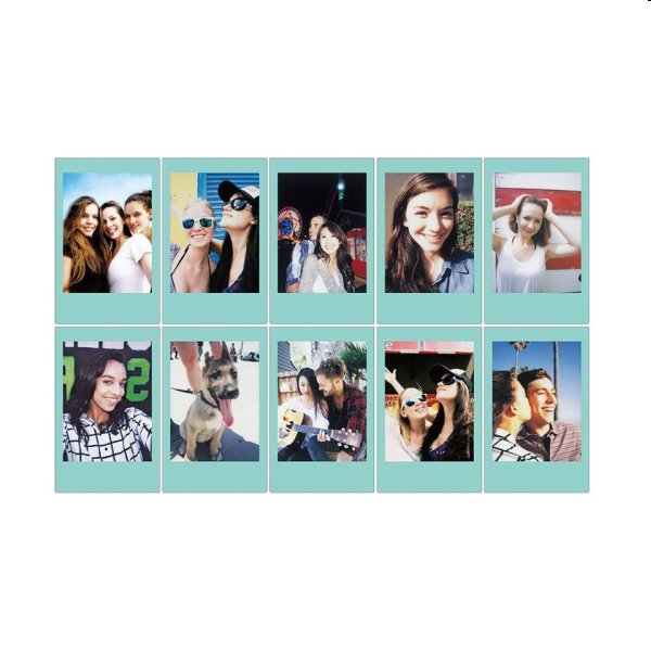 Fotopapier Fujifilm Instax Mini, modrý rám