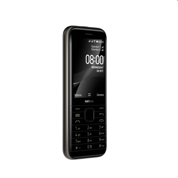 Nokia 8000, 4G, Dual SIM, black - SK distribúcia Nokia 8000, 4G, Dual SIM, black - SK distribúcia
