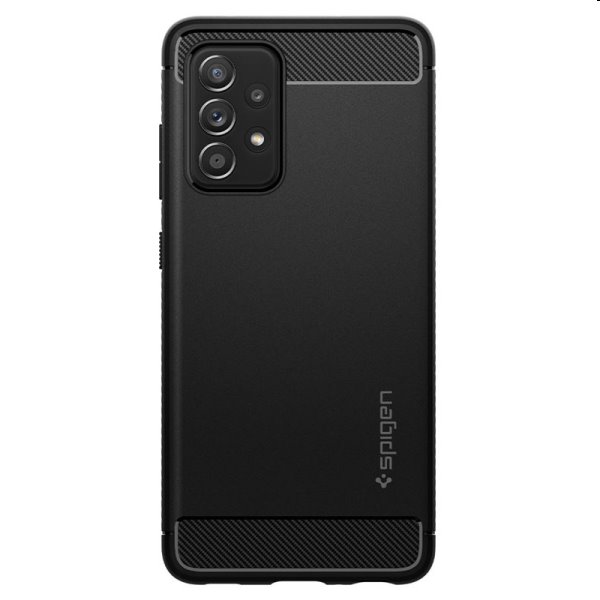 Puzdro Spigen Rugged Armor pre Samsung Galaxy A52 - A525F / A52s 5G, čierne Puzdro Spigen Rugged Armor pre Samsung Galaxy A52 - A525F / A52s 5G, čierne