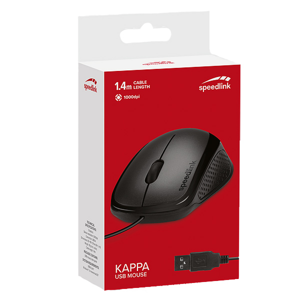 Speedlink Kappa Mouse USB, black Speedlink Kappa Mouse USB, black