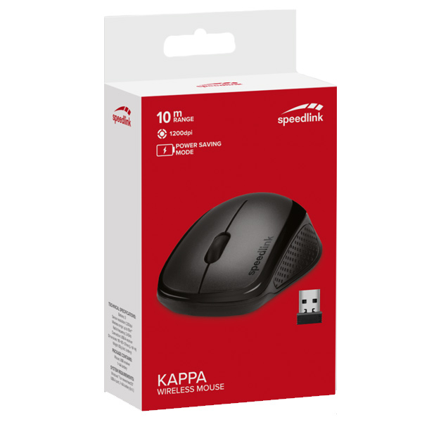 Speedlink Kappa Mouse Wireless, black Speedlink Kappa Mouse Wireless, black