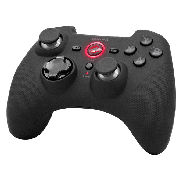 Speedlink Rait bezdrôtový Gamepad pre PC/PS3/Switch, rubber-black