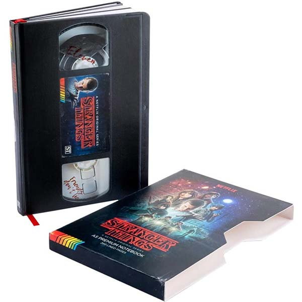 Stranger Things VHS Notebook A5 - Premium Notizbuch Mit Retro Design